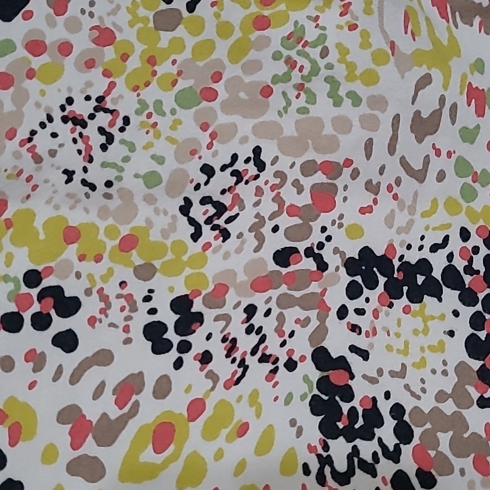 Madison Multicolor Abstract Polka-dot Cropped Pants size 14 - Picture 4 of 8